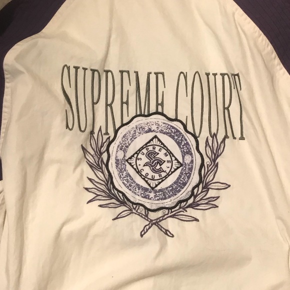 VINTAGE AUTHENTIC NIKE SUPREME COURT WINDBREAKER. - Picture 3 of 8